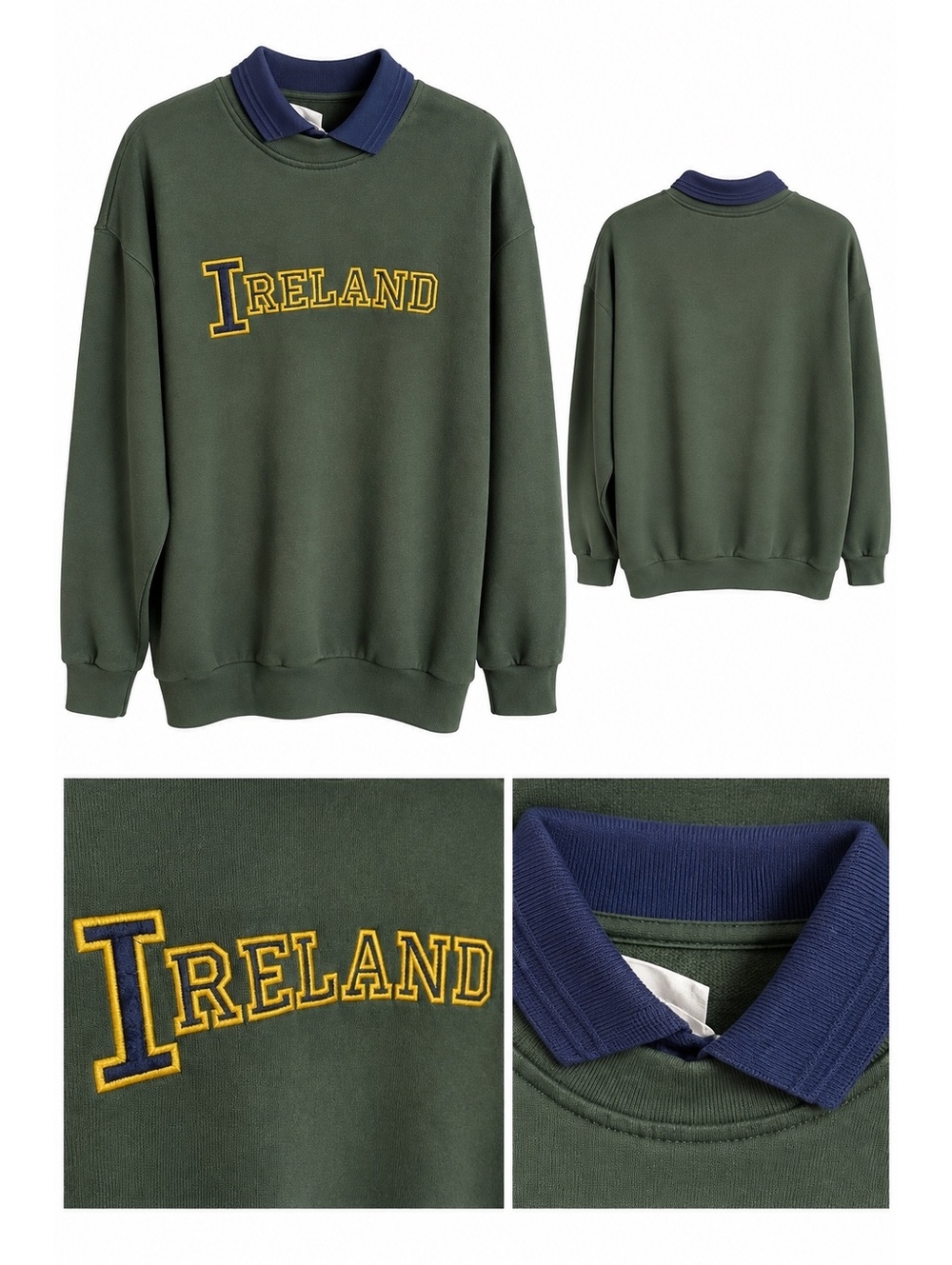 Ireland green crewneck sweatshirt